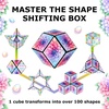 image:imageShashibo DODECA Magnetic Puzzle Cube Stress Relief Fidget ToyTie Dye Twist
