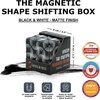 image:imageShashibo DODECA Magnetic Puzzle Cube Stress Relief Fidget ToyWhite  Black