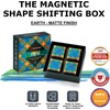image:imageShashibo Shape Shifting Box  AwardWinning Patented Fidget Cube w 36 Rare Earth Magnets  Transforms Into Over 70 Shapes Gift Box Download Fun in Motion Toys Mobile App Earth 4 Pack