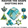 image:imageShashibo Shape Shifting Box  AwardWinning Patented Fidget Cube w 36 Rare Earth Magnets  Transforms Into Over 70 Shapes Gift Box Download Fun in Motion Toys Mobile App Earth 4 Pack