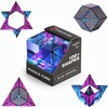 image:imageShashibo DODECA Magnetic Puzzle Cube Stress Relief Fidget ToyBlue Crystal