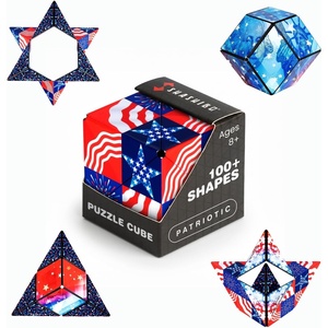 image:imageShashibo DODECA Magnetic Puzzle Cube Stress Relief Fidget ToyPatriotic