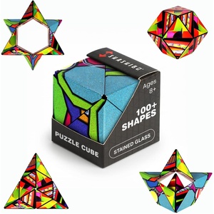 image:imageShashibo DODECA Magnetic Puzzle Cube Stress Relief Fidget ToyStained Glass