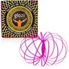 image:imageMozi Geometric Magic Flow Bracelet  Easy to Use  3D Bracelet Spiral Toy Spinning Bracelet Spiral for Children and Adults White SplatterGlowing Pink