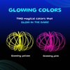 image:imageMozi Geometric Magic Flow Bracelet  Easy to Use  3D Bracelet Spiral Toy Spinning Bracelet Spiral for Children and Adults White SplatterGlowing Yellow