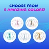 image:imageMozi Geometric Magic Flow Bracelet  Easy to Use  3D Bracelet Spiral Toy Spinning Bracelet Spiral for Children and Adults White SplatterIridescent
