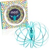 image:imageMozi Geometric Magic Flow Bracelet  Easy to Use  3D Bracelet Spiral Toy Spinning Bracelet Spiral for Children and Adults White SplatterSapphire Blue