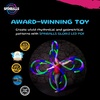 image:imageSPIN BALLS Glow0 LED Poi  USB Rechargeable w 22 Vibrant Color Light Modes amp Patterns  Durable SoftCore Spinning Balls wAdjustable Leashes amp DoubleLoop HandlesVersion 2