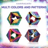 image:imageShashibo Karmagami Boho Sensory Toy for Kids  Kaleidocycle Fidget Toy for Adults to Stay Calm amp Focused  TearResistant Desk Manipulative Gadget Ages 4
