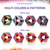image:imageShashibo Karmagami Pixels and Boho 2 Pack Sensory Toy for Kids  Kaleidocycle Fidget Toy for Adults to Stay Calm amp Focused  TearResistant Desk Manipulative Gadget Ages 4