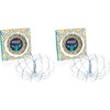 image:imageMozi Geometric Magic Flow Bracelet  Easy to Use  3D Bracelet Spiral Toy Spinning Bracelet Spiral for Children and Adults White SplatterWhite Splatter