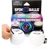 image:imageSPIN BALLS Glow0 LED Poi  USB Rechargeable w 22 Vibrant Color Light Modes amp Patterns  Durable SoftCore Spinning Balls wAdjustable Leashes amp DoubleLoop HandlesVersion 1