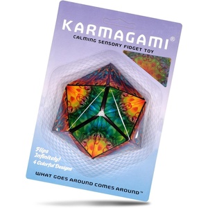 image:imageShashibo Karmagami Boho Sensory Toy for Kids  Kaleidocycle Fidget Toy for Adults to Stay Calm amp Focused  TearResistant Desk Manipulative Gadget Ages 4