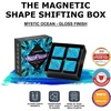 image:imageShashibo Shape Shifting Box  AwardWinning Patented Fidget Cube w 36 Rare Earth Magnets  Transforms Into Over 70 Shapes Gift Box Download Fun in Motion Toys Mobile App Mystic Ocean 4 Pack