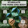 image:imageShashibo Shape Shifting Box  AwardWinning Patented Fidget Cube w 36 Rare Earth Magnets  Transforms Into Over 70 Shapes Gift Box Download Fun in Motion Toys Mobile App Mystic Ocean 4 Pack