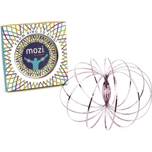 image:imageMozi Geometric Magic Flow Bracelet  Easy to Use  3D Bracelet Spiral Toy Spinning Bracelet Spiral for Children and Adults Rose Quartz